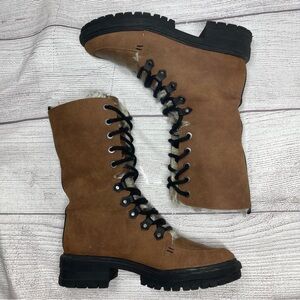 Circus by Sam Edelman Women’s 8 Liam Brown Faux Leather Boots